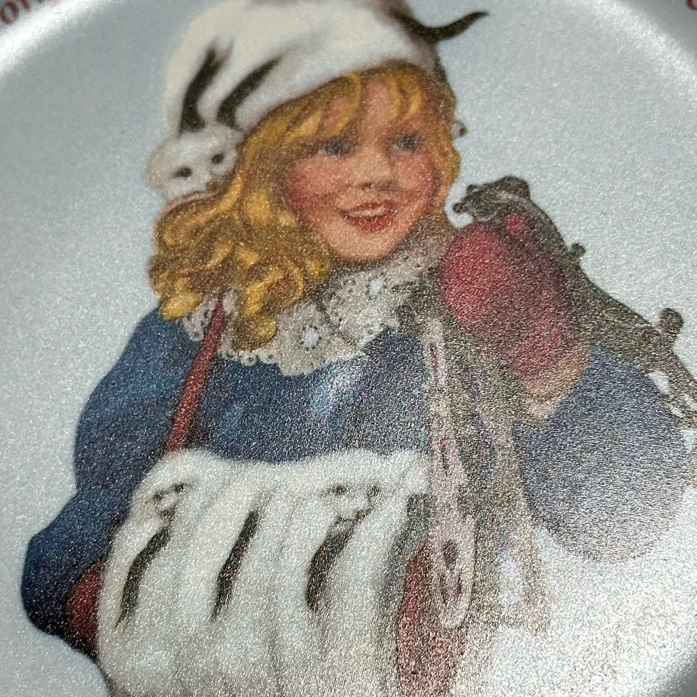 Newell pottery month plate February #5949A Sarah Stillwell‎ Webber collection